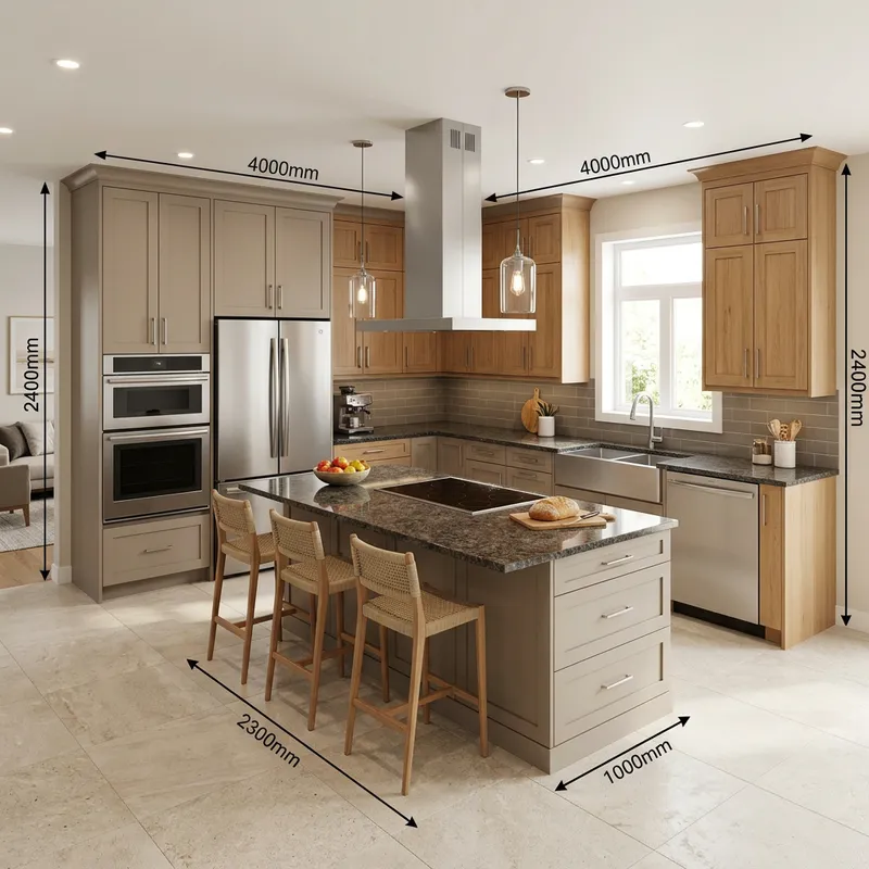 Modern L-Shaped Open Kitchen Design Ideas Modern L-Shaped Open Kitchen Design Ideas