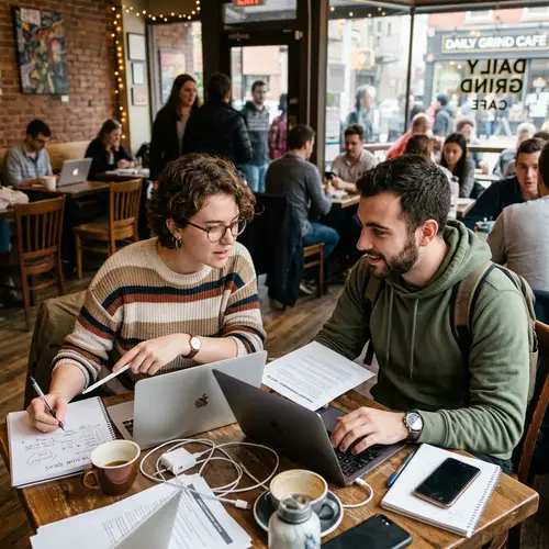 Busy Two Friends: Life in Motion