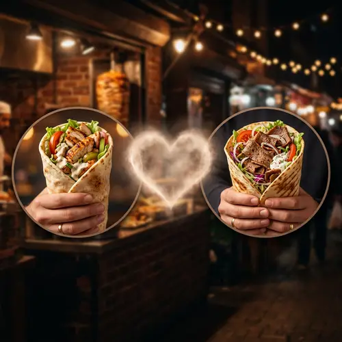 Romantic Shawarma and Doner Avatars - Realistic and Appetizing