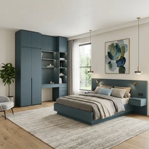 Ocean Matte Modular Master Bedroom Design