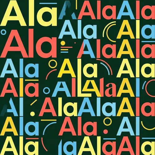 Ala Abstract Pattern in Bright Colors