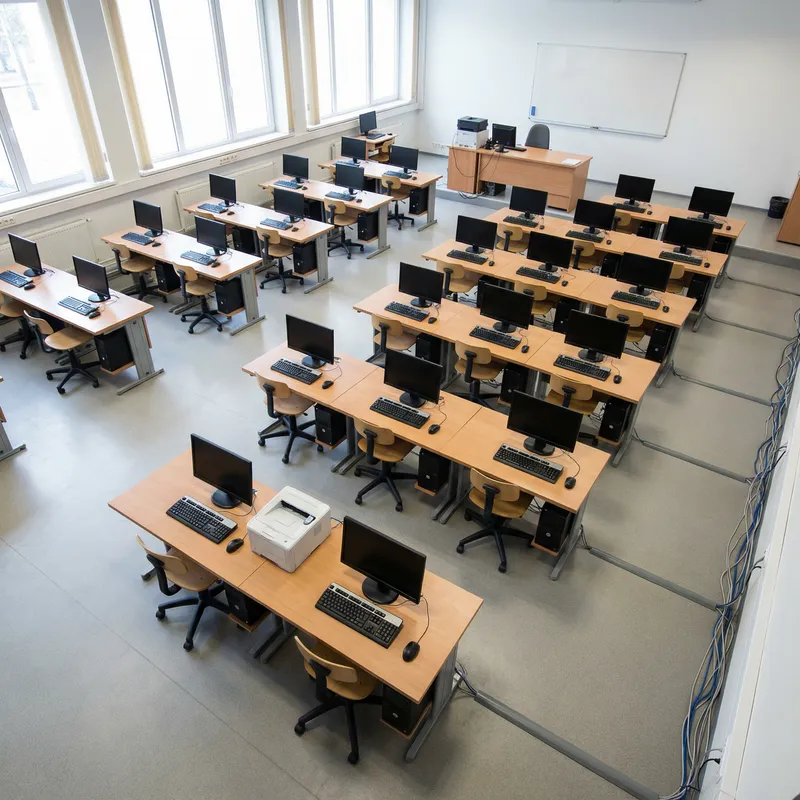 Modern Computer Lab for 20 Students