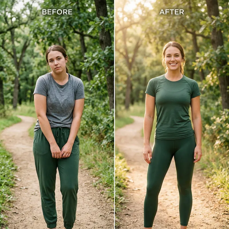 Incredible Before-and-After Weight Loss Portraits