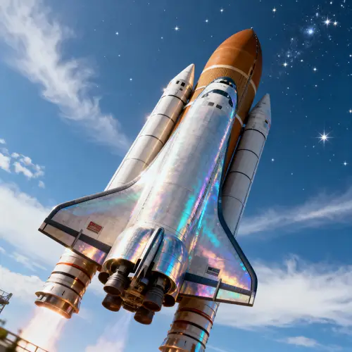 Futuristic Rocket Concept in Stunning 3D Render