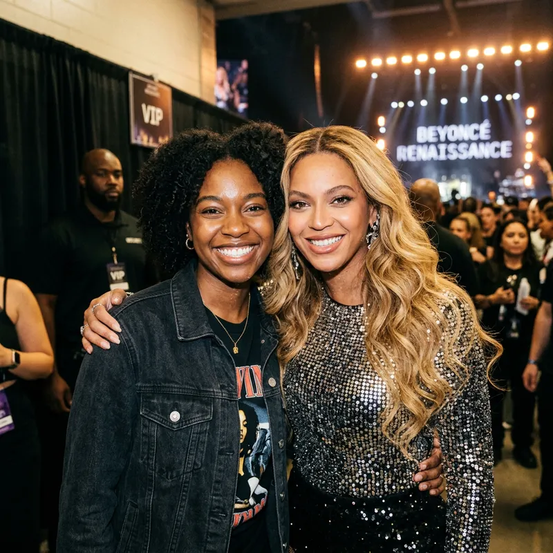 Me with Beyoncé: A Memorable Moment Me with Beyoncé: A Memorable Moment