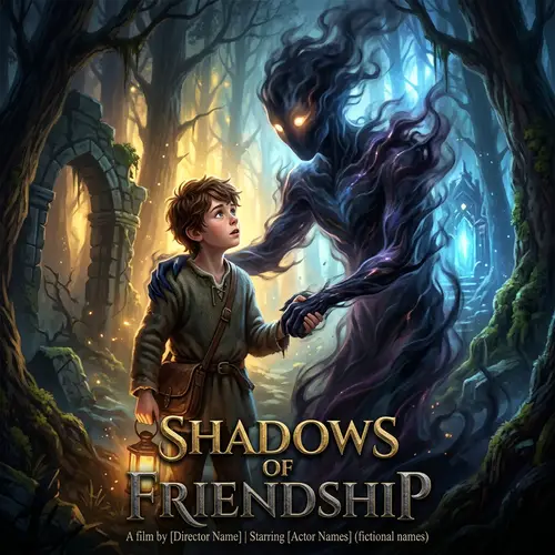 Shadows of Friendship - Fantasy Film Cover Art