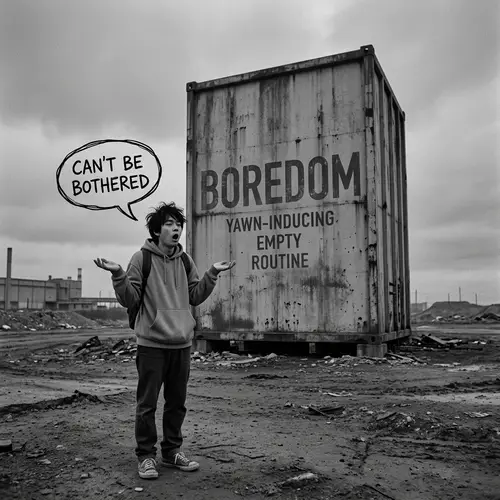 Boredom Container: A Towering Symbol of Apathy