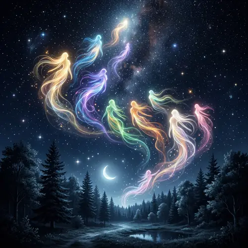 Radiant Souls Drifting Skyward | Ethereal Journey