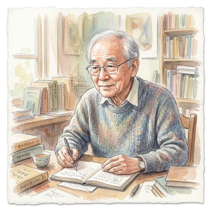 Amartya Sen Watercolor & Pastel Portrait Amartya Sen Watercolor & Pastel Portrait