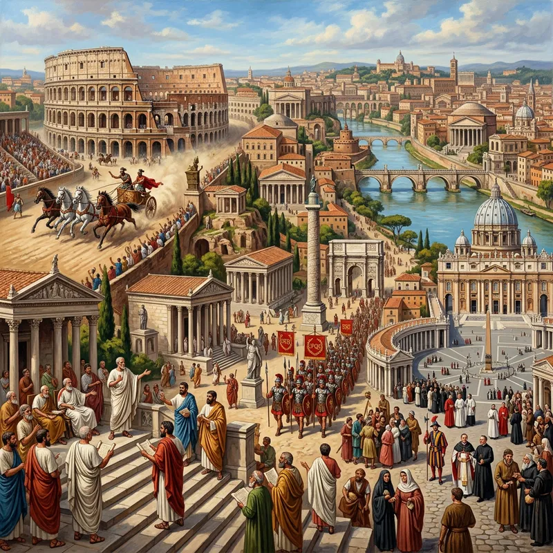 Roman History: Colosseum, Republic Era & Vatican City