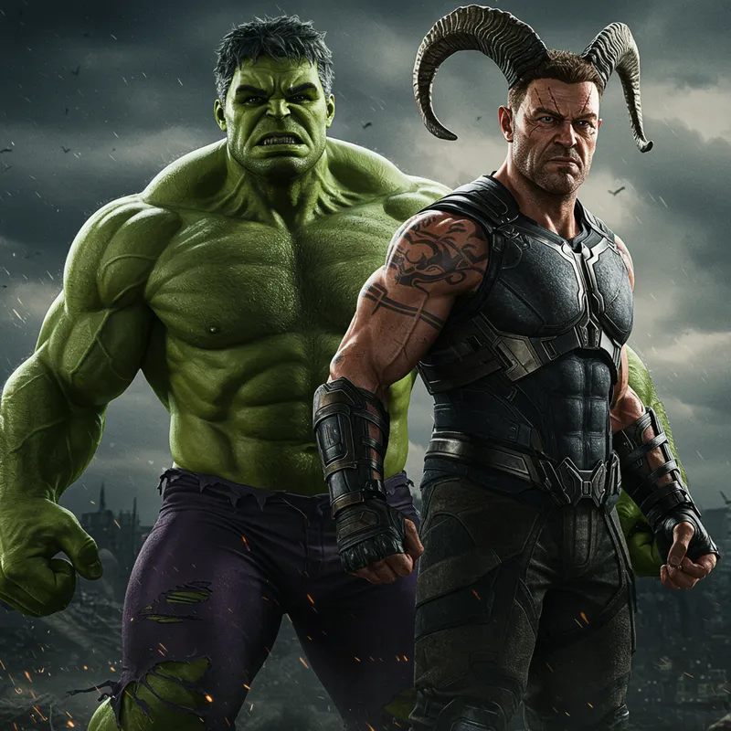 Hulk and Capricorn Stand Together