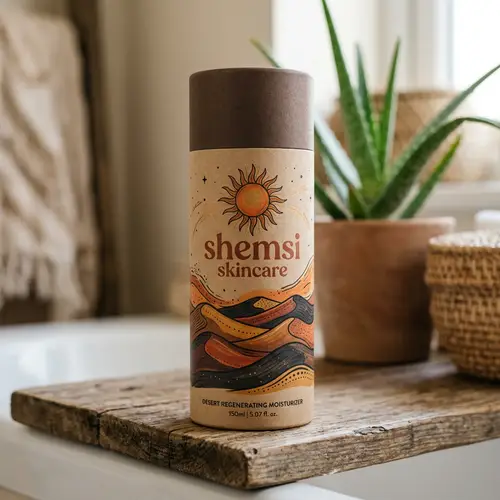 Shemsi Skincare Tube Packaging Design