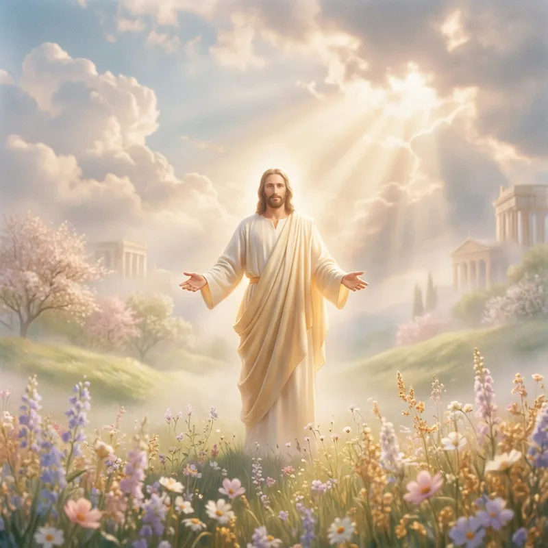 Divine Radiance: Embracing the Love of Jesus