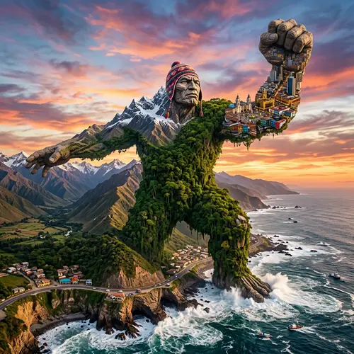 Majestic Giant Peru: Pacific Ocean Waves, Andean Mountains, Jungle Garments