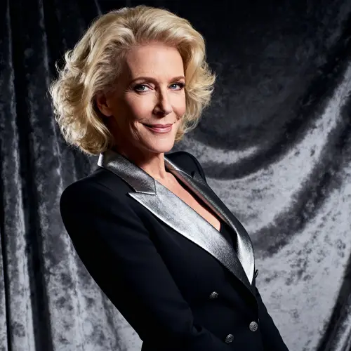 Jamie Lee Curtis Celebrity Portrait in High Fashion