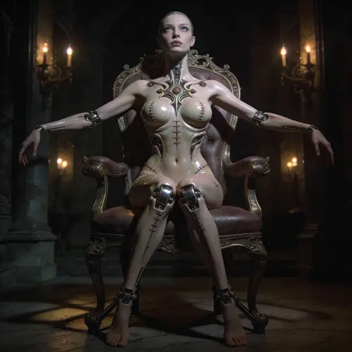 Grotesque Living Throne: Art Meets Horror