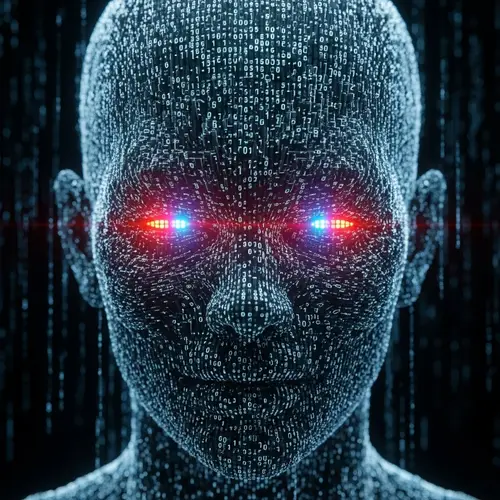 Digital Monster Head: A Unique Artwork