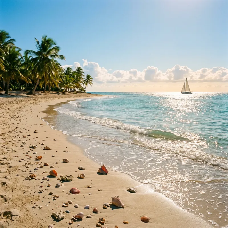 Tranquil Ocean Scene | Sandy Beach View Tranquil Ocean Scene | Sandy Beach View