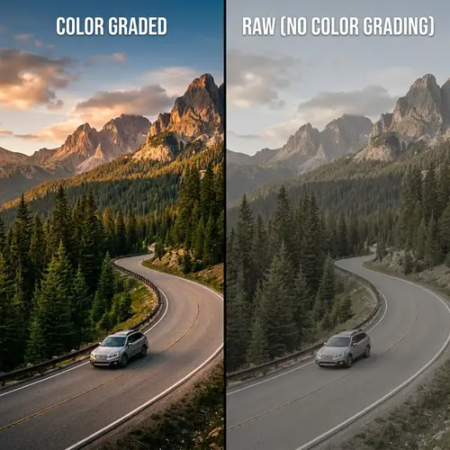 Color Grading vs No Color Grading: A Visual Comparison