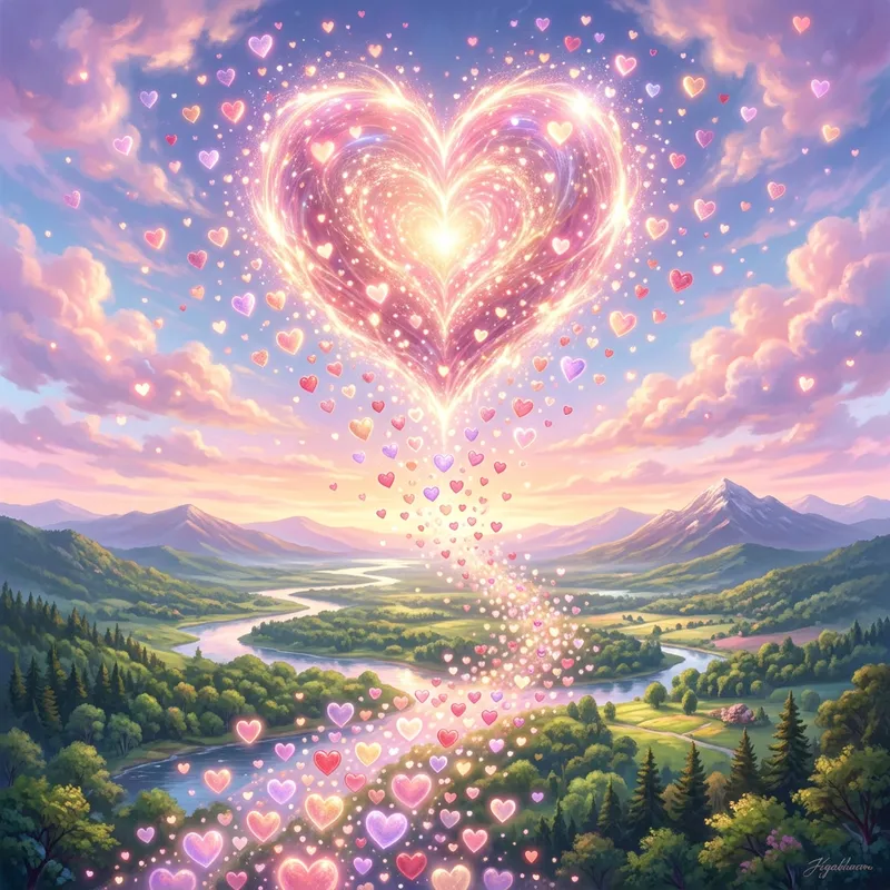 Release Unlimited Love: Radiant Hearts Open Sky