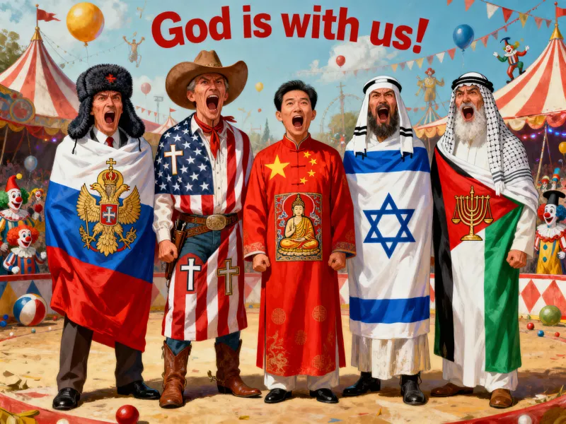 Grotesque Political Cartoon: Propaganda & Religion