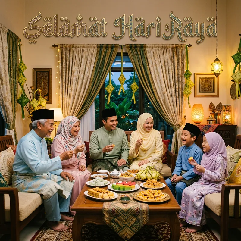 Celebrate Hari Raya: A Festive Home Gathering