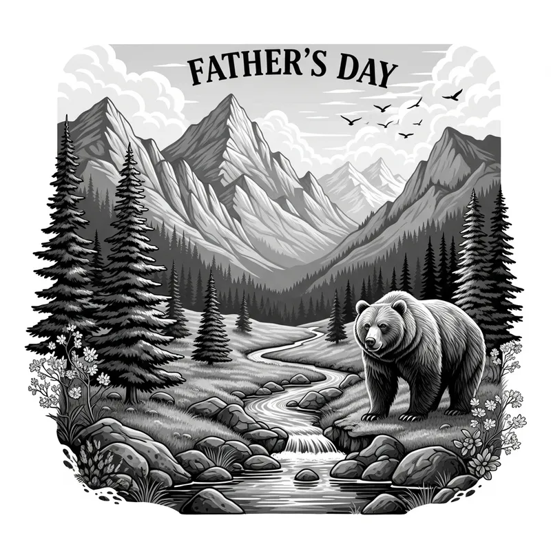 Awesome Father's Day Artwork Featuring Nature