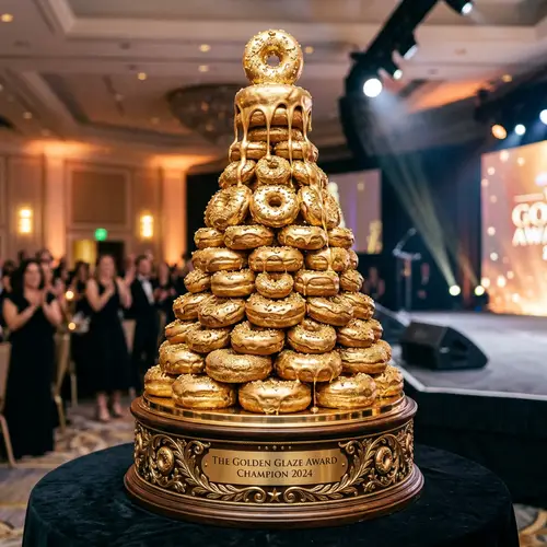 Unique Donut Trophy for Admiration