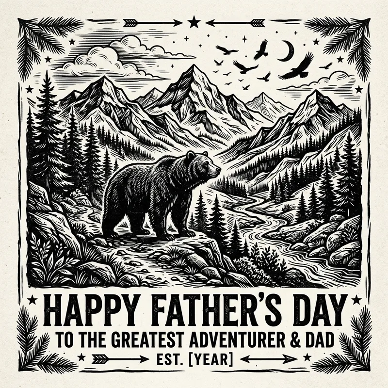 Awesome Father's Day Artwork Featuring Nature