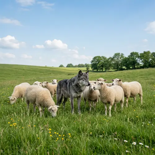 Transient Alliances: Wolf Among Sheep