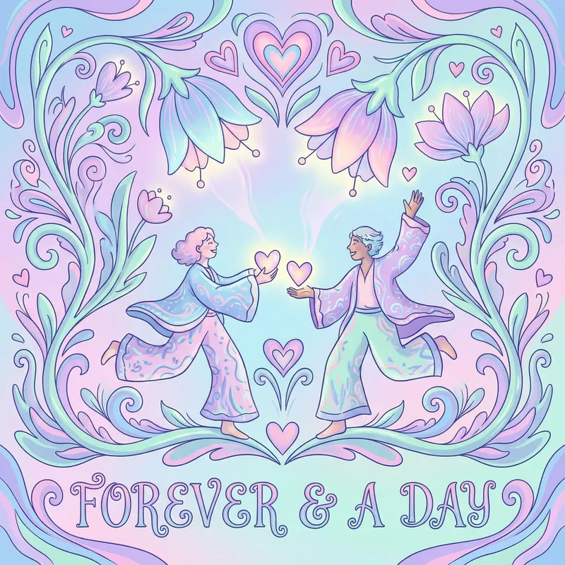 Colorful Heart-Shaped Gift Exchange Art