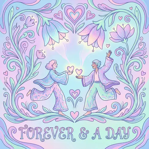 Colorful Heart-Shaped Gift Exchange Art