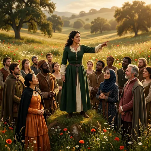 Powerful Scene of Motivation and Unity | Renaissance Inspired