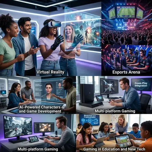 Future Gaming Trends: VR, ESports, AI, Multi-Platform & Blockchain