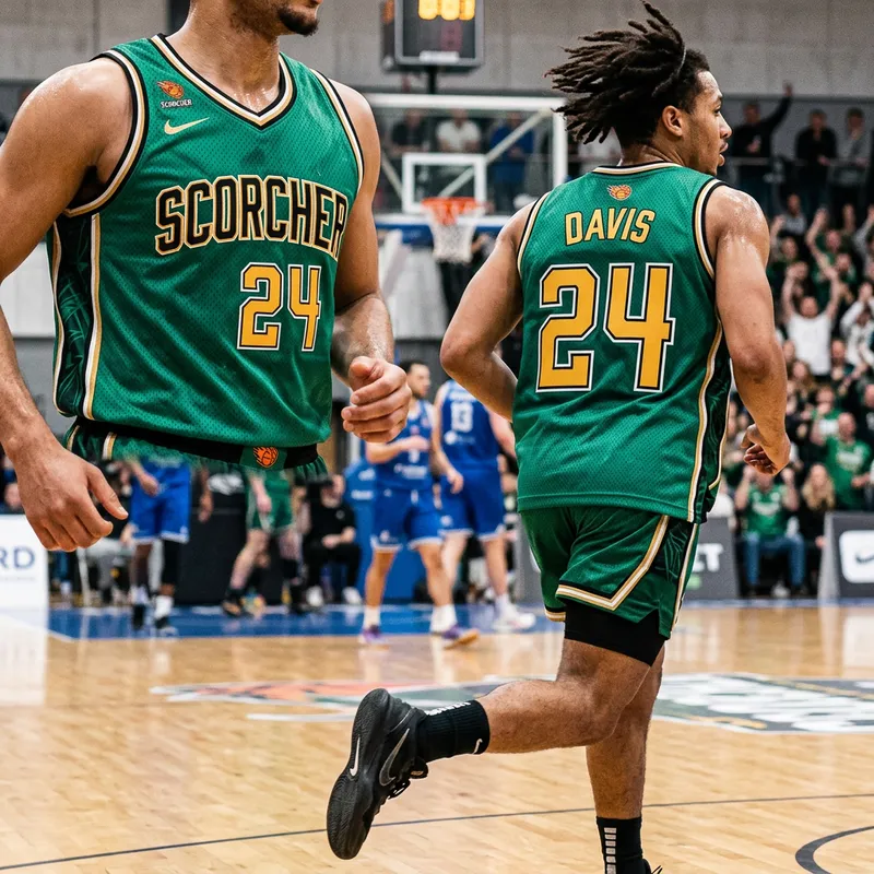 Unique Emerald Scorcher Basketball Jersey