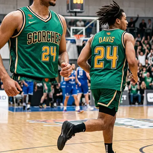 Unique Emerald Scorcher Basketball Jersey