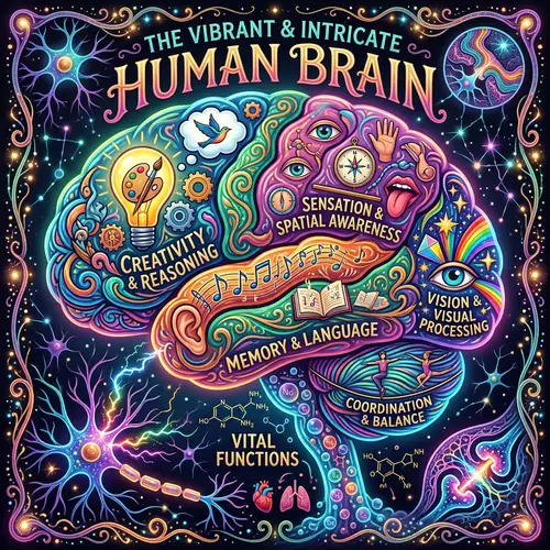 Discover the Colors of the Human Brain's Functions
