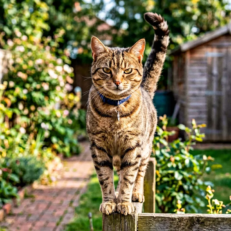 Muscular Cat Showcasing Impressive Physique