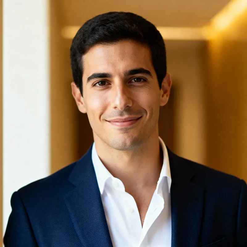 Confident Spanish Educated Male Portrait