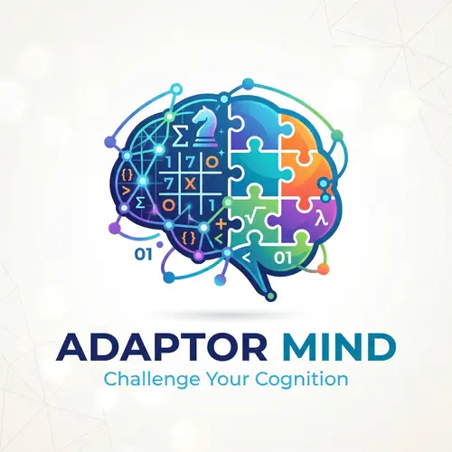 Adaptor Mind: Cognitive Mind Games Platform Logo Design