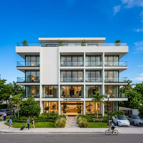 Modern Four-Storey Hotel Architecture