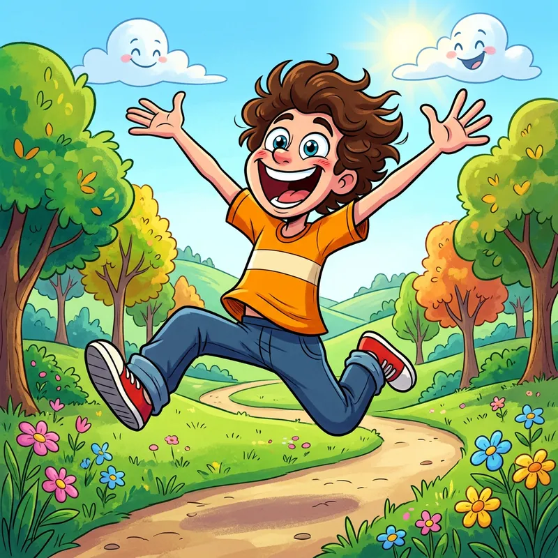 Cartoonized Image with Exaggerated Features | Unique Character Design