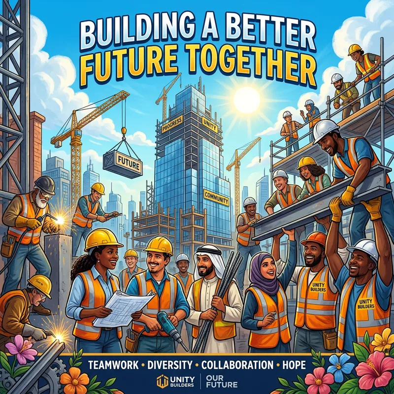 Diverse Unity and Collaboration: Building a Better Future Poster