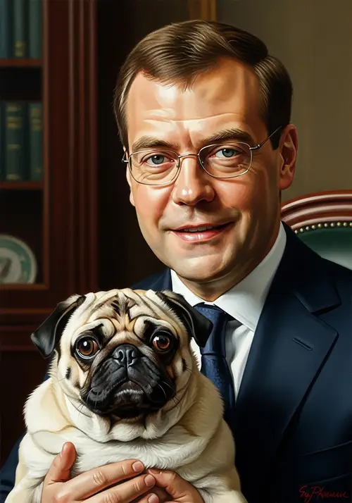 Dmitry Medvedev Pug: Adorable Companion