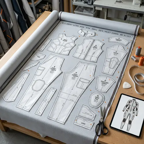 Female Sci-Fi Jumpsuit Pattern