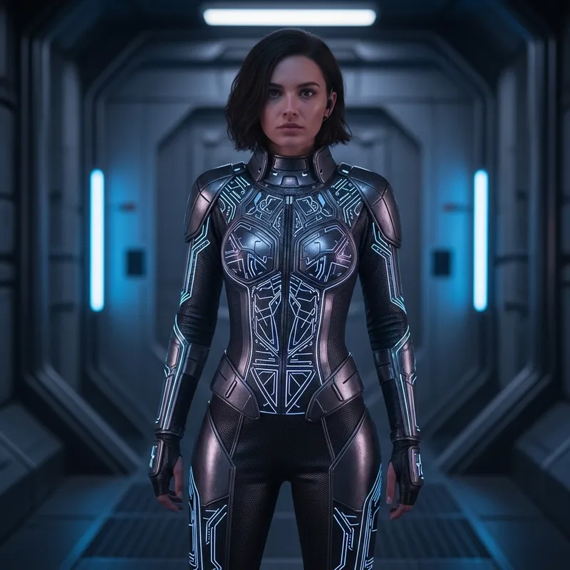 Female Sci-Fi Jumpsuit Pattern