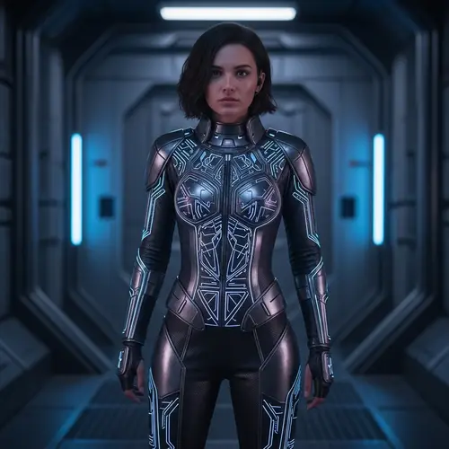 Female Sci-Fi Jumpsuit Pattern