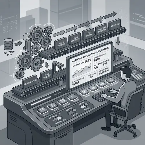 Simplified & Clean Marketing Automation Concept