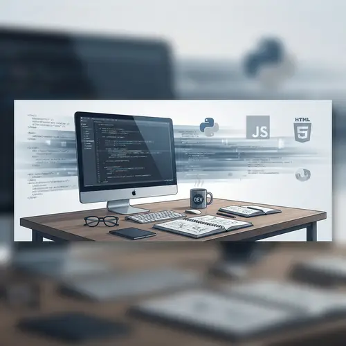 Professional Web Developer Banner for LinkedIn