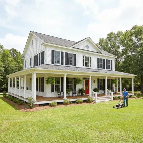 Southern Traditional Homes with Wrap Around Porches